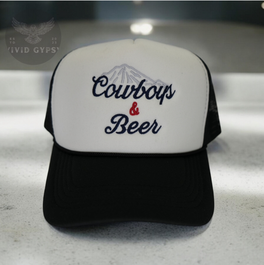 Cowboys & Beer Trucker Hat