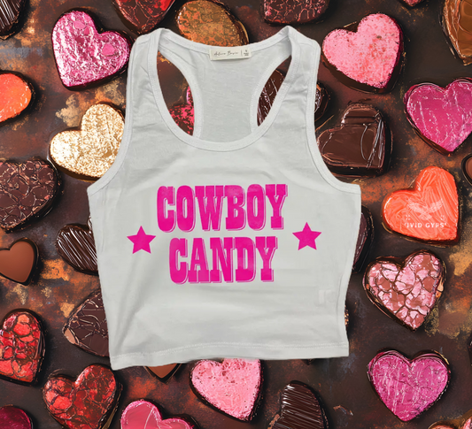 Cowboy Candy - Crop Tank Top