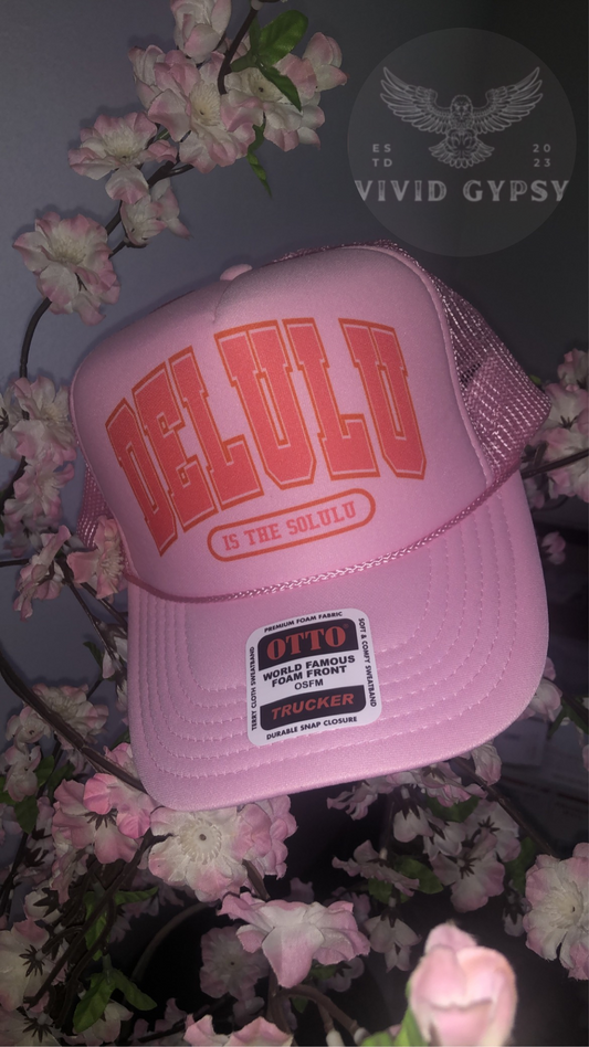 Delulu Is the Solulu Coquette - Foam Trucker Cap