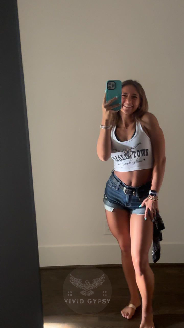 Small Town Smoke Show - Crop Tank Top