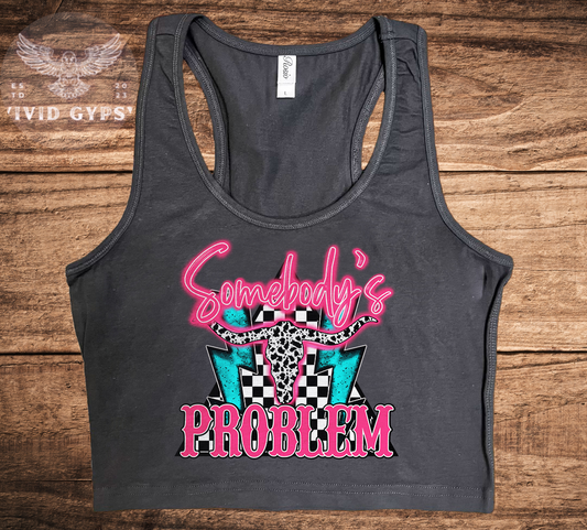 Somebody’s Problem Crop Tank Top