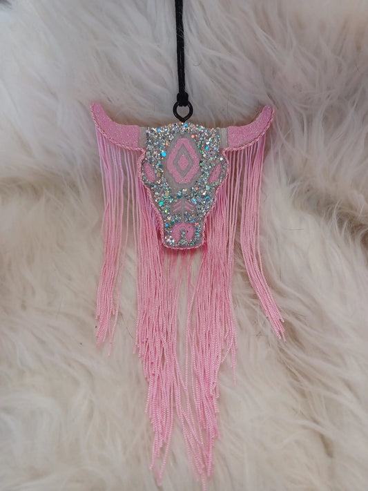 Sliver and Light Pink Bull Freshie