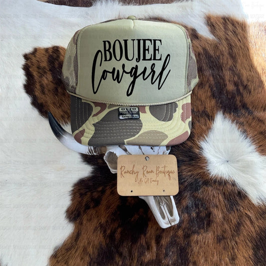 Boujee Cowgirl - Foam Trucker Hat