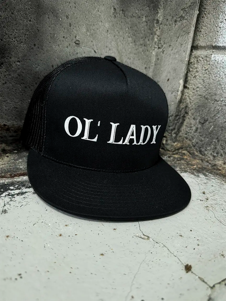 OL’ LADY RETRO BLACK HAT