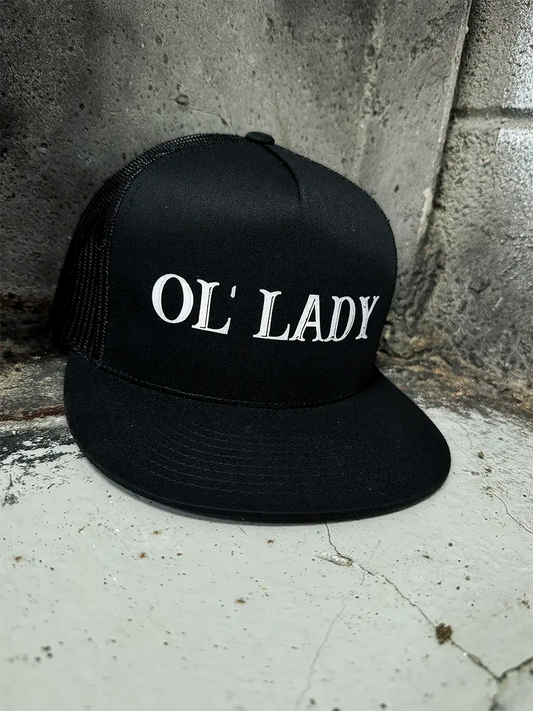 OL’ LADY RETRO BLACK HAT