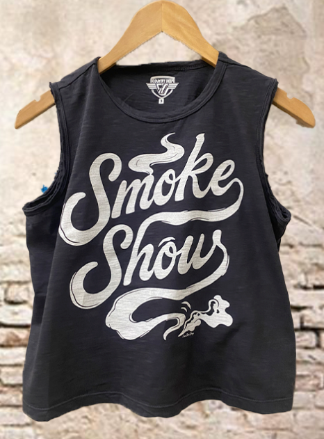 Smoke Show Muscle Crop Top