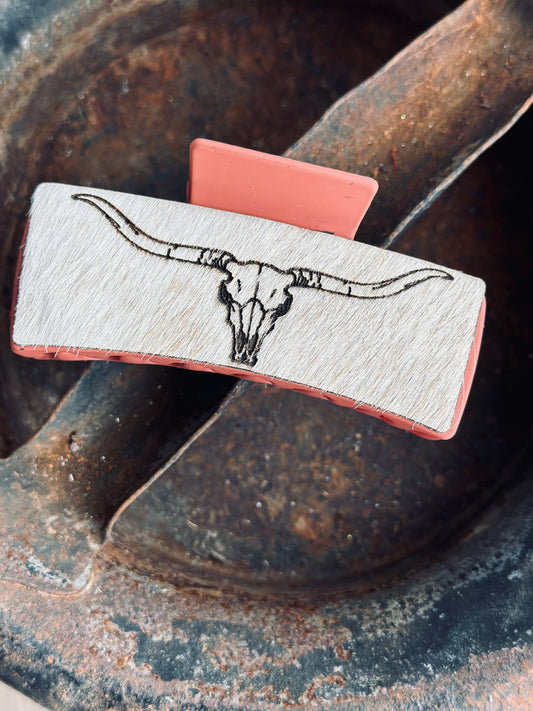 Strong & Divine Cowhide Claw Clips