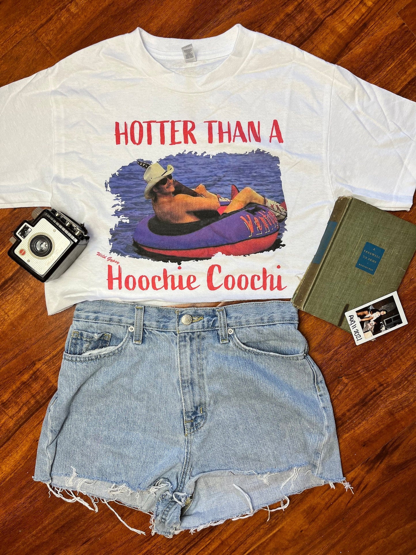 Hotter Than A Hoochie Coochie - Crop Top