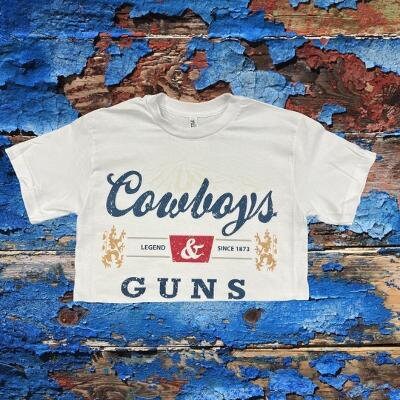 Cowboys and Guns - Crop Top