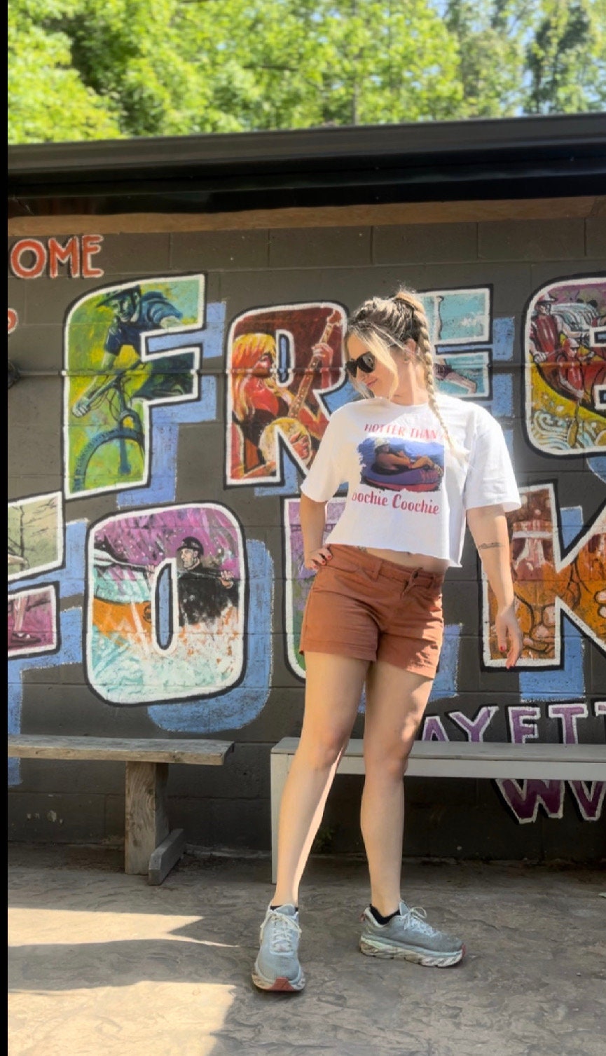 Hotter Than A Hoochie Coochie - Crop Top