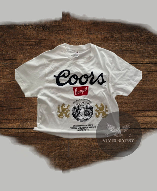 Coors Banquet - crop top
