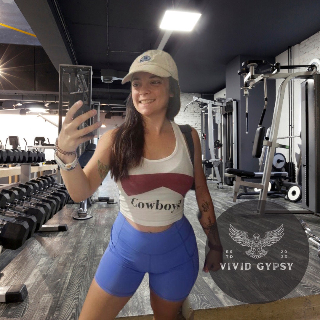 Cowboys - Cropped Tank Top