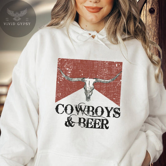 Cowboys & Beer - Hoodie